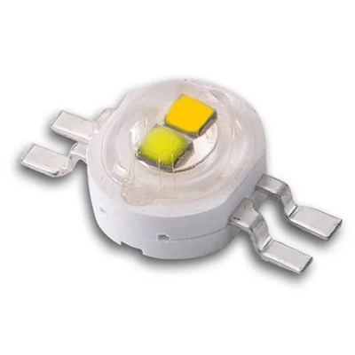 Dvobarvna visoko zmogljiva 3w 3000-3200k in 6000-6500k led dioda s čipom